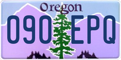 OR license plate 090EPQ