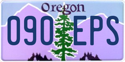 OR license plate 090EPS