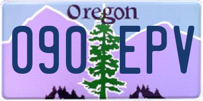 OR license plate 090EPV