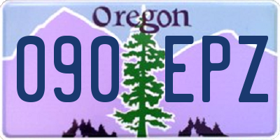 OR license plate 090EPZ