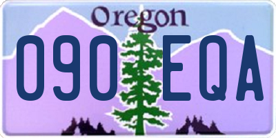 OR license plate 090EQA