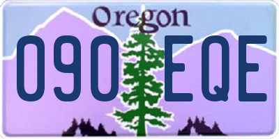 OR license plate 090EQE