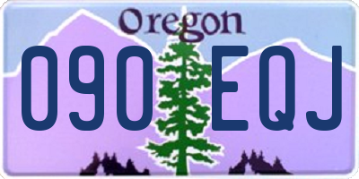 OR license plate 090EQJ