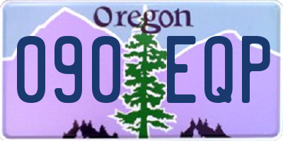 OR license plate 090EQP