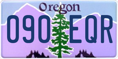 OR license plate 090EQR