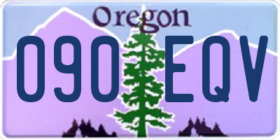 OR license plate 090EQV