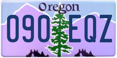 OR license plate 090EQZ