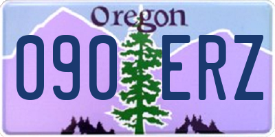 OR license plate 090ERZ