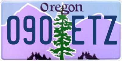 OR license plate 090ETZ