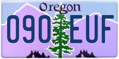 OR license plate 090EUF