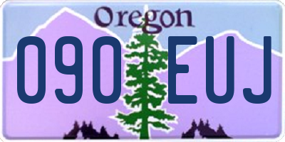 OR license plate 090EUJ