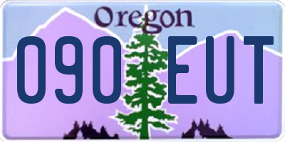 OR license plate 090EUT
