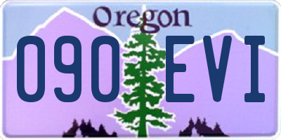 OR license plate 090EVI