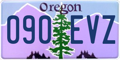 OR license plate 090EVZ