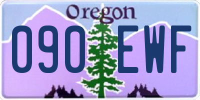 OR license plate 090EWF