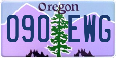 OR license plate 090EWG