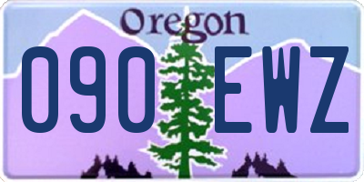 OR license plate 090EWZ