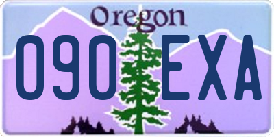 OR license plate 090EXA