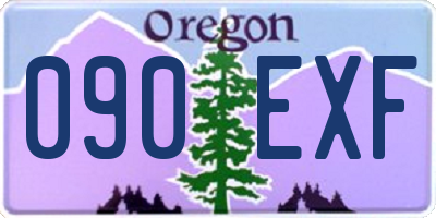 OR license plate 090EXF