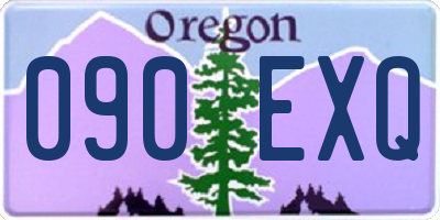 OR license plate 090EXQ