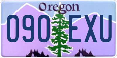 OR license plate 090EXU