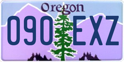 OR license plate 090EXZ