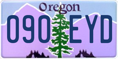 OR license plate 090EYD