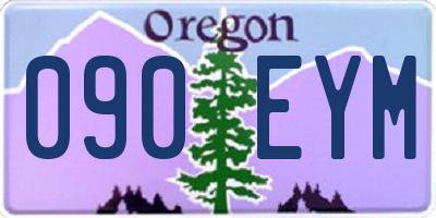 OR license plate 090EYM