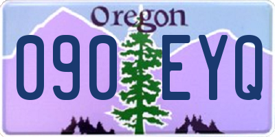 OR license plate 090EYQ