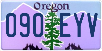 OR license plate 090EYV
