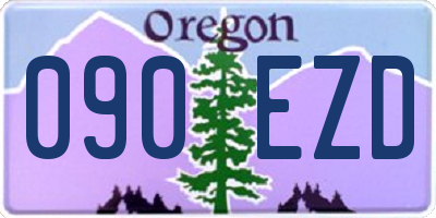 OR license plate 090EZD