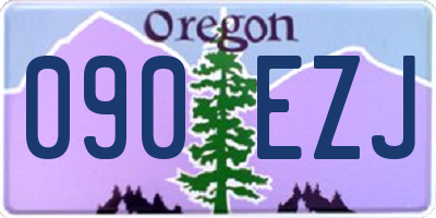 OR license plate 090EZJ