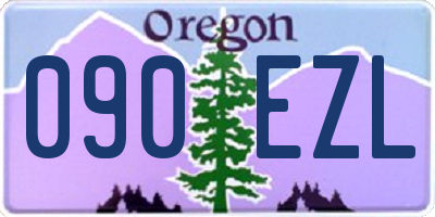 OR license plate 090EZL