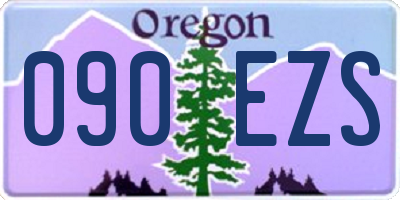OR license plate 090EZS