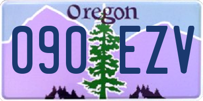 OR license plate 090EZV