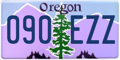 OR license plate 090EZZ