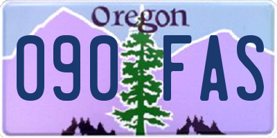 OR license plate 090FAS