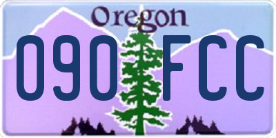 OR license plate 090FCC