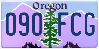 OR license plate 090FCG