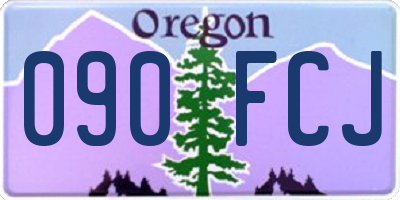 OR license plate 090FCJ