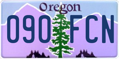 OR license plate 090FCN