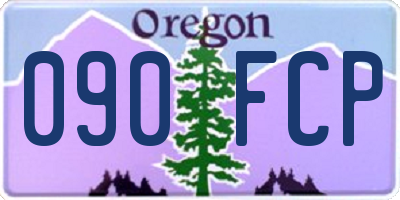 OR license plate 090FCP