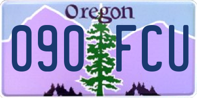 OR license plate 090FCU