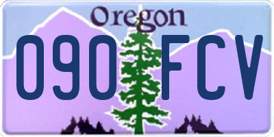 OR license plate 090FCV