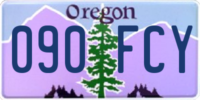 OR license plate 090FCY