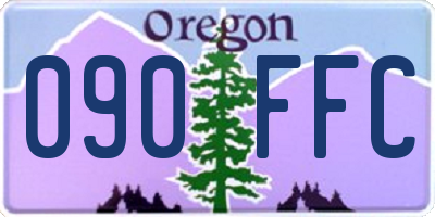 OR license plate 090FFC