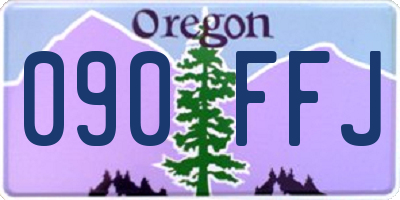 OR license plate 090FFJ
