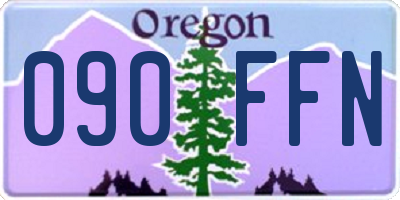 OR license plate 090FFN