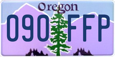 OR license plate 090FFP