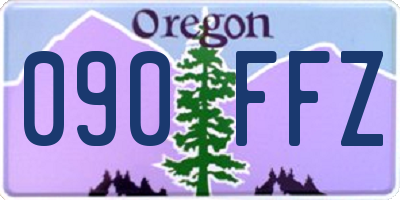 OR license plate 090FFZ